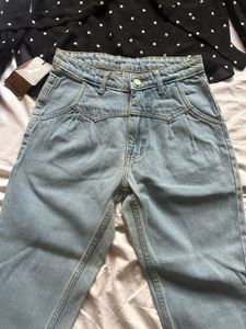 Polka Dot Top &amp; Blue Jeans Combo