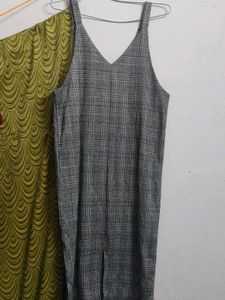 Checkered Slip Dress