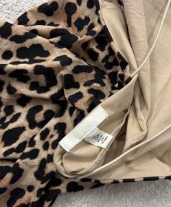 Leopard Print Halter Bodysuit