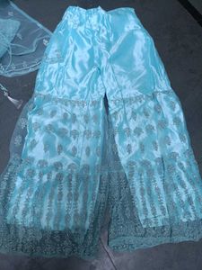 Elegant Blue Embroidered Salwar Suit