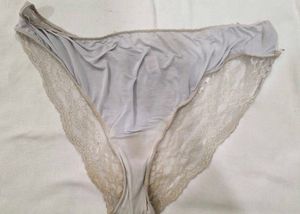 Lace Trim Bikini Briefs