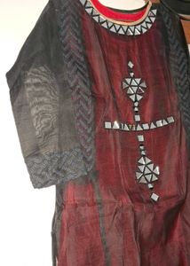 Mirror Work Party Wear Gown