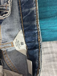 Wide Leg Denim Jeans