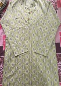Light Green Printed Kurta