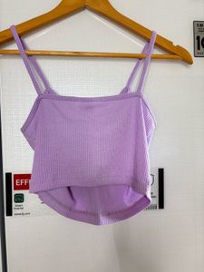 Lilac Tie-Front Cami Top