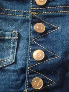 Denim Jumper Dress,