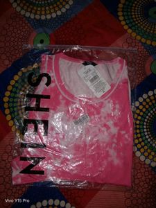 Shein Pink Tie-Dye Tank &amp; Shorts Set