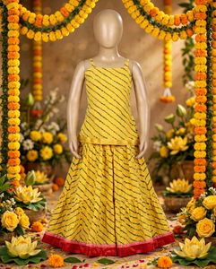 Vibrant Yellow Ethnic Gown