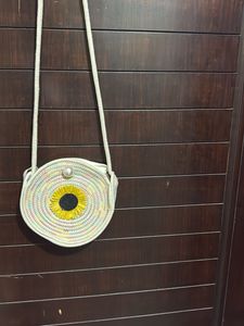Sunflower Rope Crossbody Bag