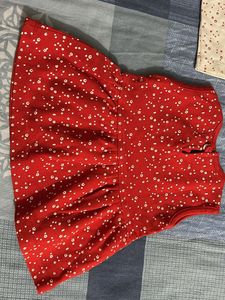 Adorable Cherry Print Baby Dress