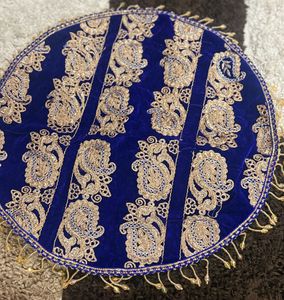 Embroidered Velvet pooja thali posh only 1