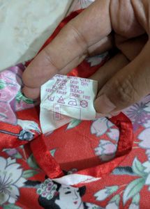 Red Imported Floral Kimono Robe🎀✨