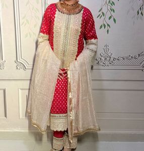 Stunning Red Kurta Set with Dupatta