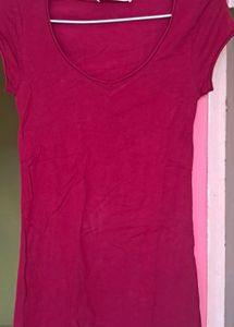 Skin Tight V-Neck Top