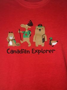 Red Canadian Explorer T-Shirt