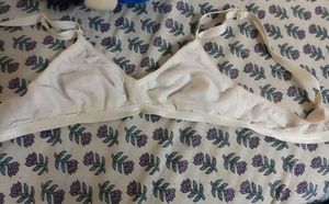 White Cotton Bra