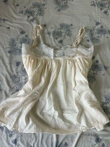 Vintage Lace Trim Cami Top