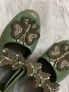 Sparkling Butterfly Embellished Mary Janes