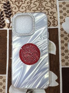 Sparkly Phone Case with Charm
