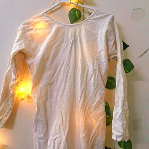 Elegant White Chikankari Kurta