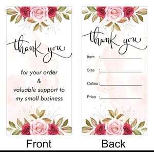 Thanku Card 50 In 400 Rs