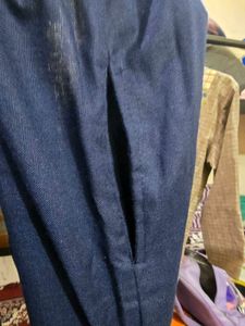 Kurta with free black woolen check