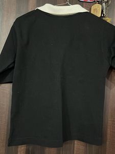 Black Polo T-Shirt