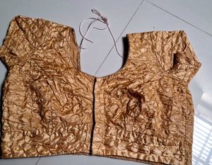 Elegant Blouse Set - Gold &amp; Navy