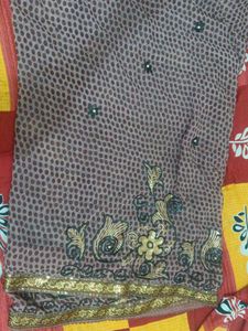 Beautiful Saree with Embellishments