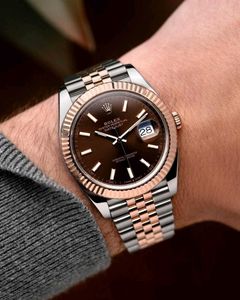 Rolex# For Men# CHOCLATE DIAL WIMBELDON 2021