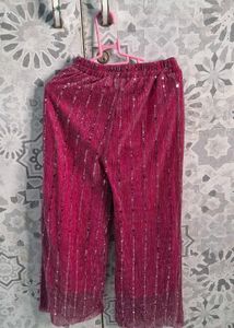 Sparkly Pink Crop Top
