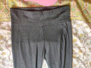 Sparkly Zip Detail Skinny Jeans