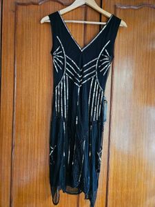 New Sparkly Art Deco Flapper Dress