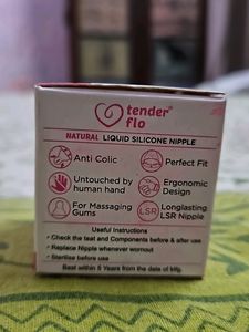 Bonne Tender Flo Natural Liquid Silicone Nipple