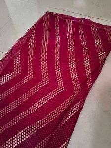 Maroon &amp; Gold Dupatta