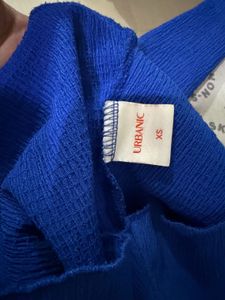 Blue Long Sleeve Top