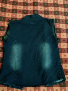 Sleeveless Denim Jacket
