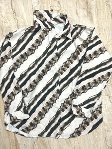 Stylish Striped Button-Up Shirt