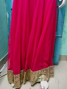 Anarkali Front Open Dress
