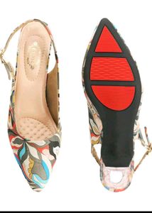 Colorful Slingback Heels