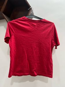 Red Crew Neck T-Shirt