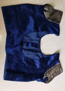 Elegant Navy Blue Saree
