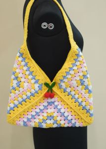 Crocheted Cherry Bag