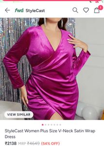 Shiny party wear one piece new