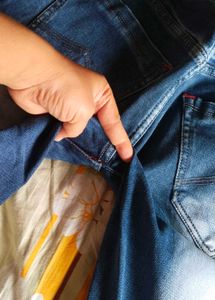 Blue Washed Denim Jeans