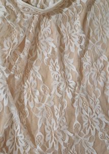 White Lace Sheath Dress