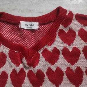 My Bebe Heart Sweater Vest