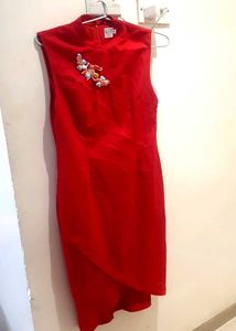 Red Hot Onepiece Partywear Formal Wear Dress