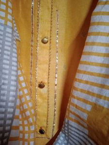 Yellow Kurta Set with Dupatta