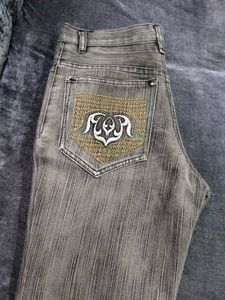 y2k denim bell-bottom jeans